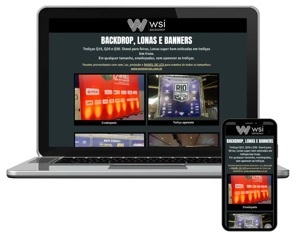 wsibackdrop.com.br - Cliente da AceleradoraDigital.com.br